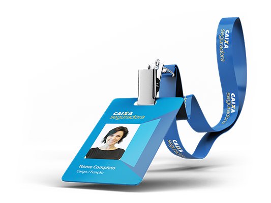 Crachá com impressão premium0